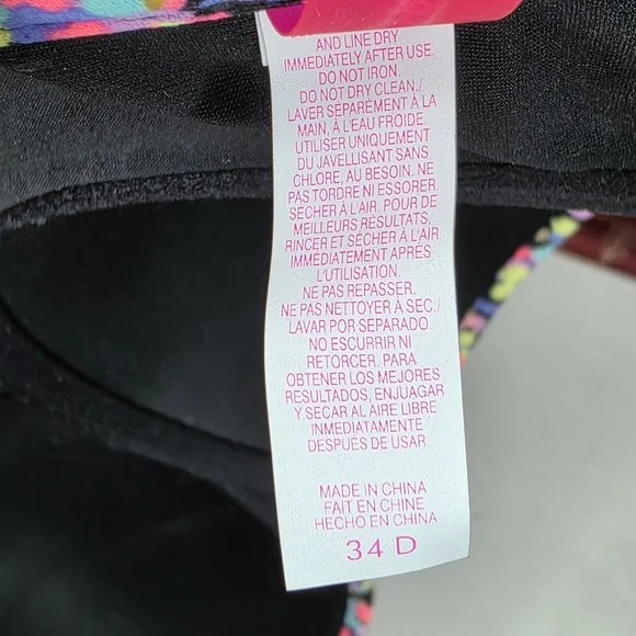 Victoria's Secret Bikini Swim Top 34D - Picture 5 of 7